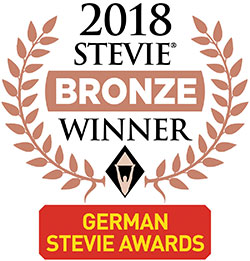 Double award with the Bronze Stevie® Awards 2018 for promio.connect